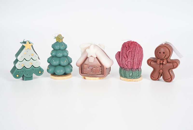 Bougie faite à la main de la série Christmas Delight Festival