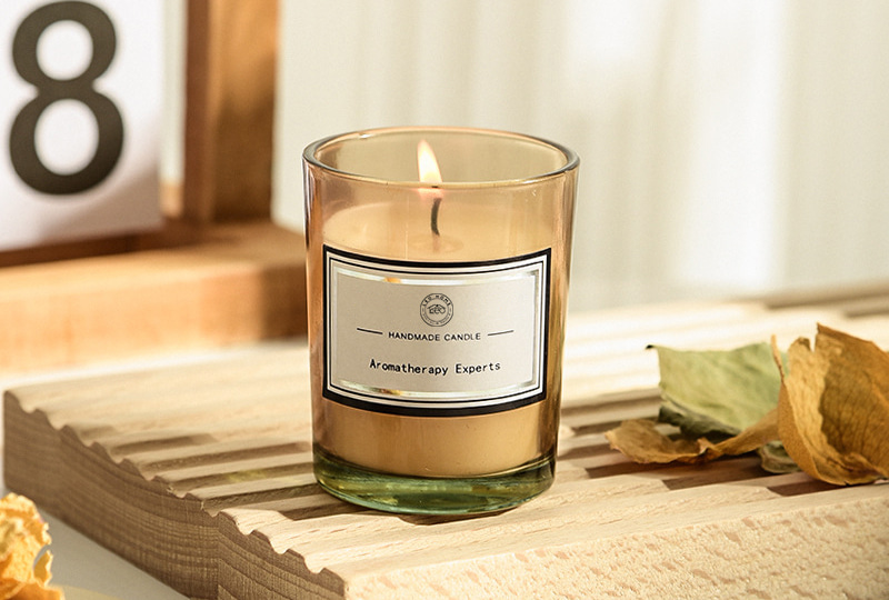 Bougie en verre votive parfumée colorée