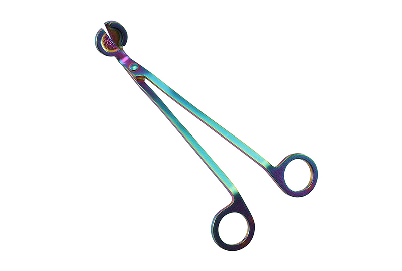 Ciseaux coupe-mèche de bougie en acier inoxydable