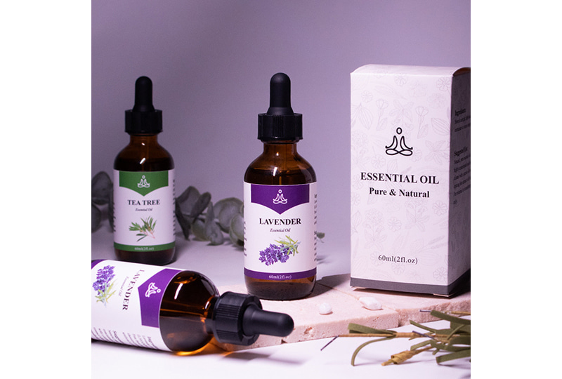 Mélange de diffuseur d'huiles essentielles d'aromathérapie végétale naturelle