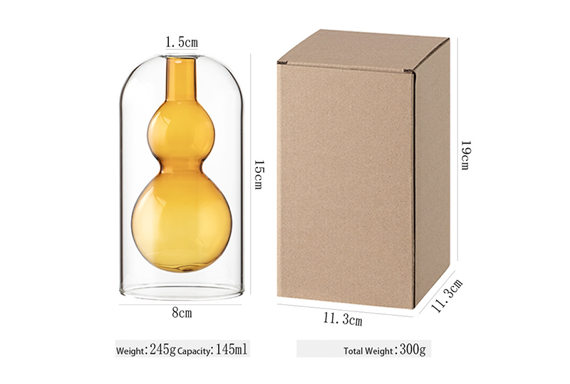 Bouteille de diffuseur d'aromathérapie en verre décoratif