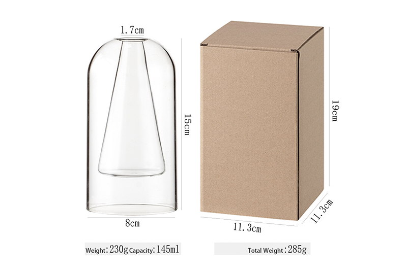 Bouteille de diffuseur d'aromathérapie en verre décoratif