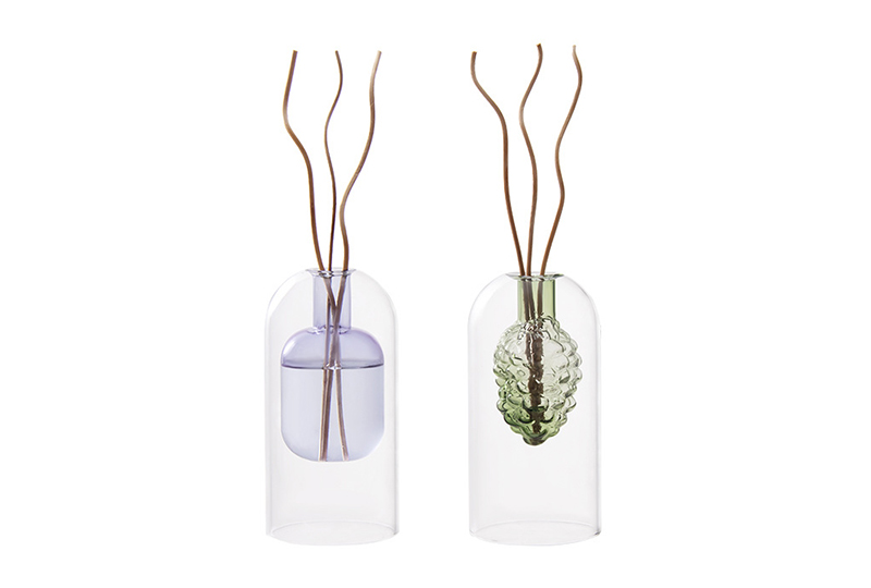 Bouteille de diffuseur d'aromathérapie en verre décoratif