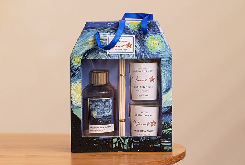 Coffret cadeau collection d'arômes d'art impressionniste