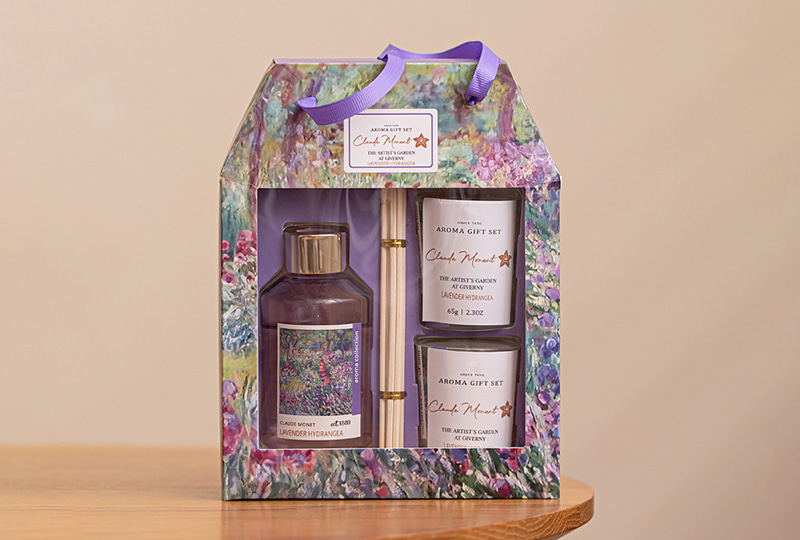 Coffret cadeau collection d'arômes d'art impressionniste