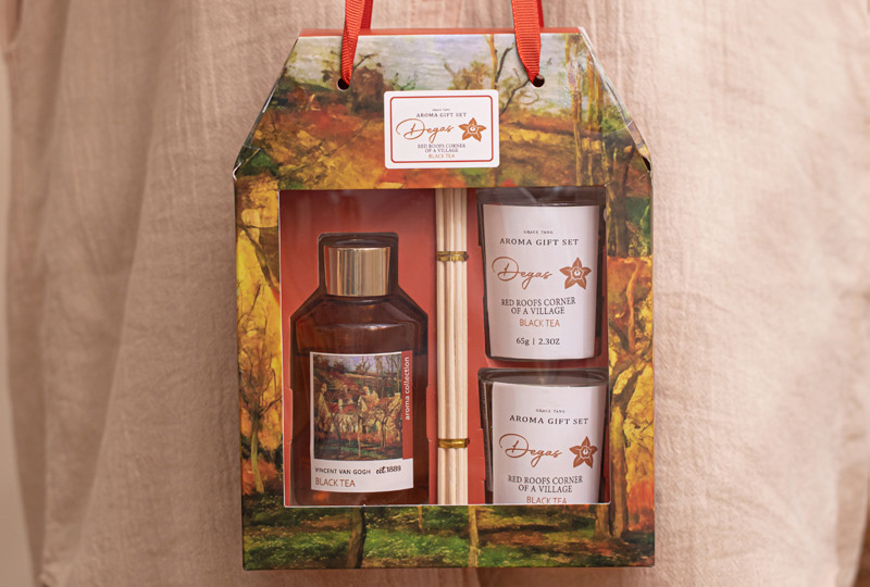 Coffret cadeau collection d'arômes d'art impressionniste