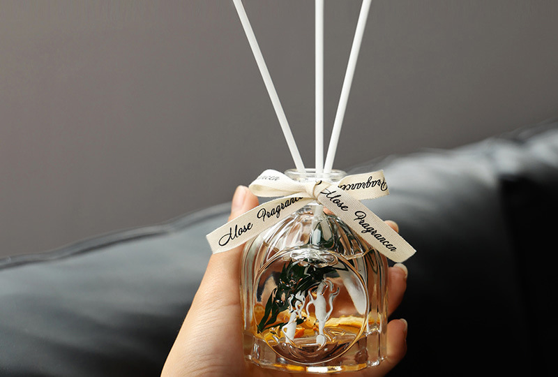 Coffret cadeau de la collection de bougies d'aromathérapie et de diffuseur de roseaux