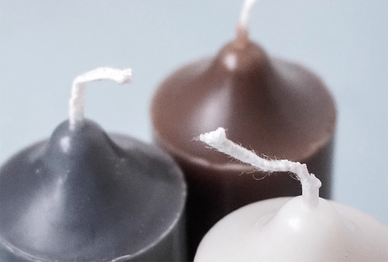 Mèche de bougie en coton multi-brins tressée de 6 m