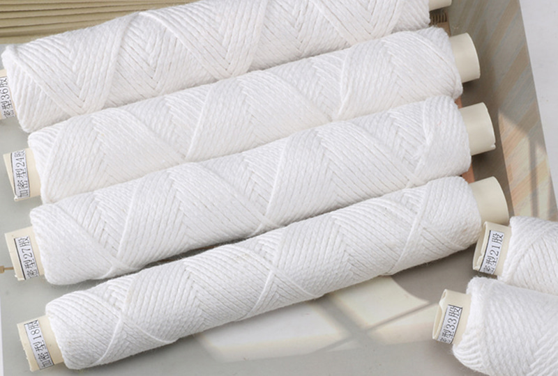 Rouleau de mèche de bougie en coton tressé pour la fabrication de bougies