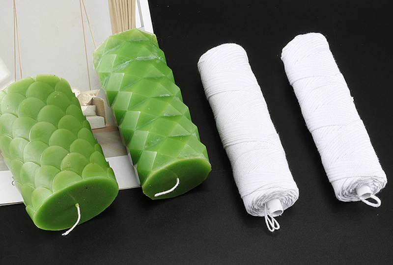 Rouleau de mèche de bougie en coton tressé pour la fabrication de bougies