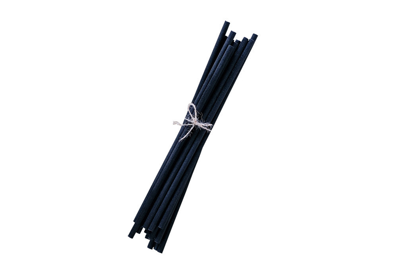 Bâtons de diffuseur de roseaux en fibre noire pour aromathérapie