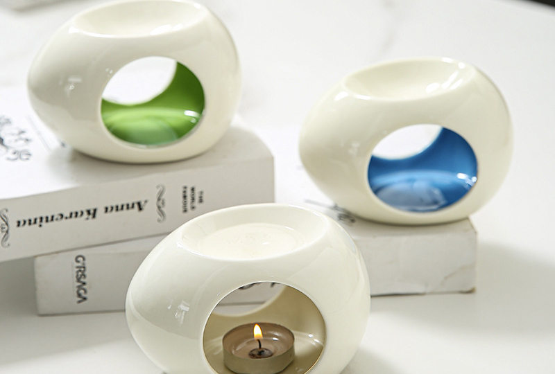 Brûle-encens minimaliste en céramique