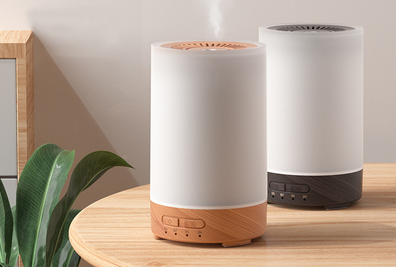 Humidificateur diffuseur compact à LED pour aromathérapie