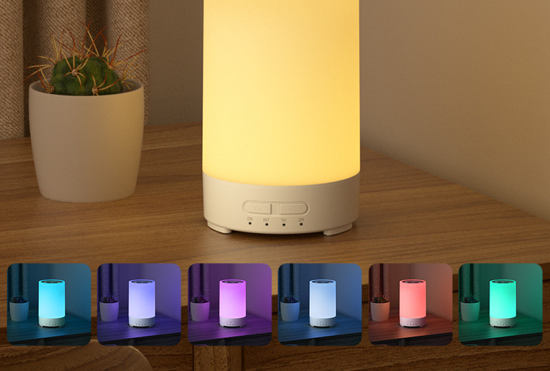 Humidificateur diffuseur compact à LED pour aromathérapie
