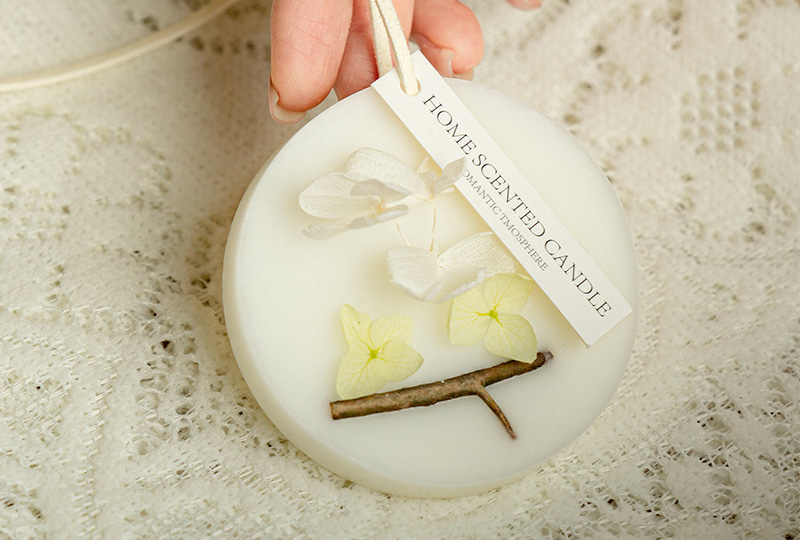 Comprimés parfumés d'aromathérapie à la cire de soja Gardenia
