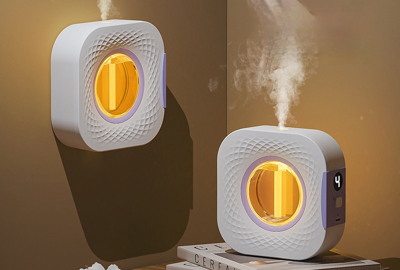 Diffuseurs à ultrasons intelligents muraux avec veilleuse