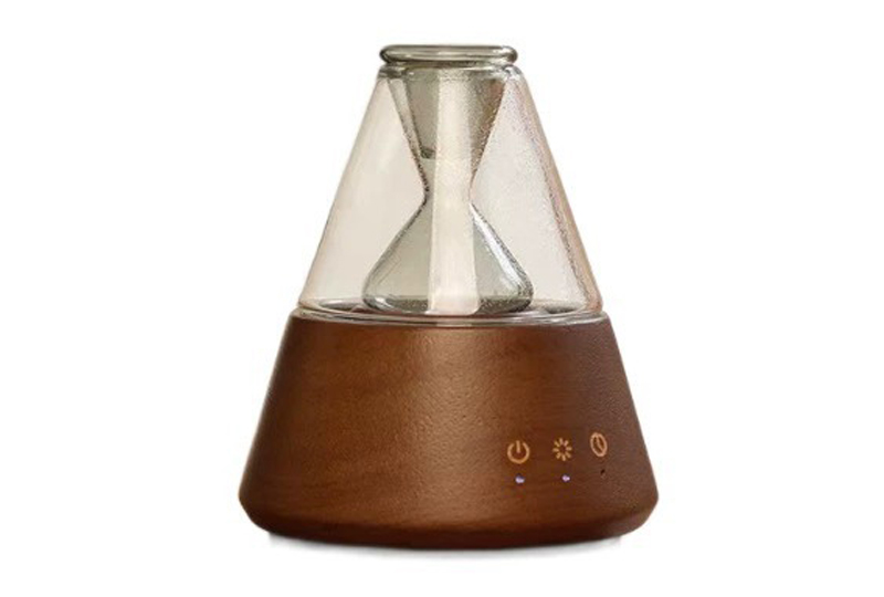 Humidificateur de diffuseurs ultrasoniques en verre à effet de flamme