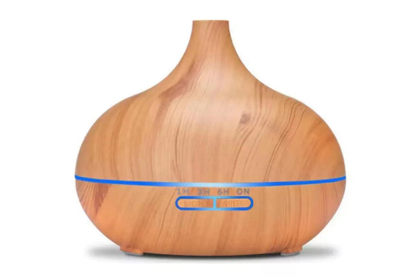 Humidificateur ultrasonique en bois de diffuseurs du grain 550ML