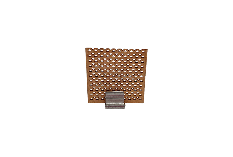 Panneau de mèche en bois crépitant perforé