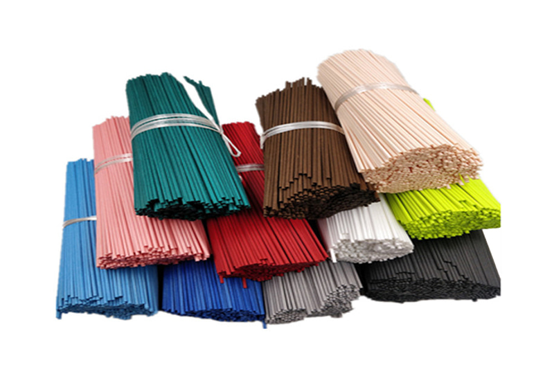 Options de couleur Bâtons diffuseurs en fibres colorées