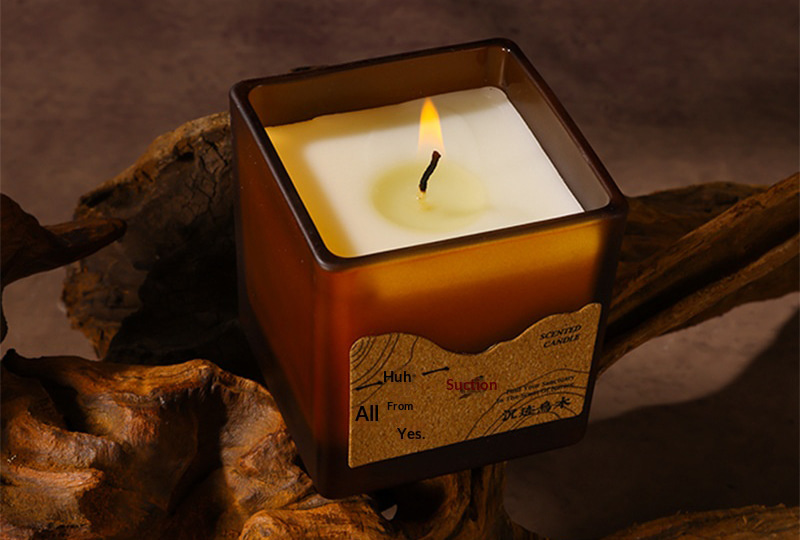 Coffret cadeau de la collection d'aromathérapie aux tons bois — Bougie et diffuseur de roseaux