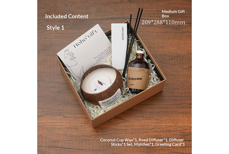 Coffret cadeau diffuseur de roseaux d'aromathérapie Natural Lifestyle