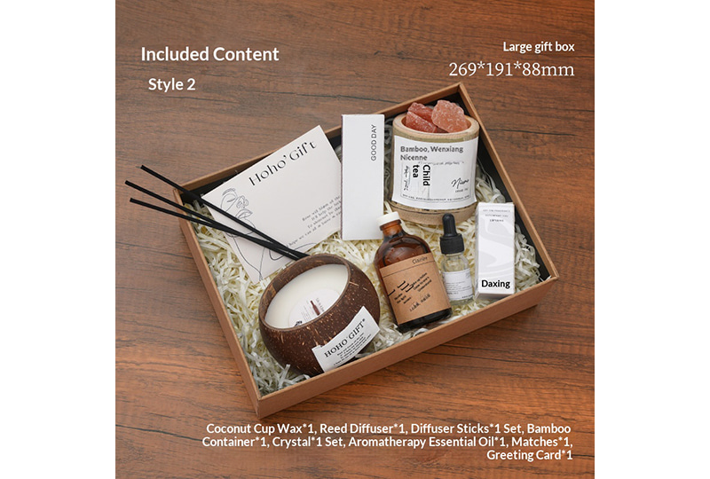 Coffret cadeau diffuseur de roseaux d'aromathérapie Natural Lifestyle