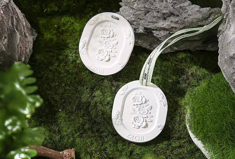 Comprimés parfumés floraux en relief