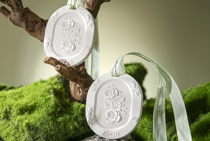 Comprimés parfumés floraux en relief