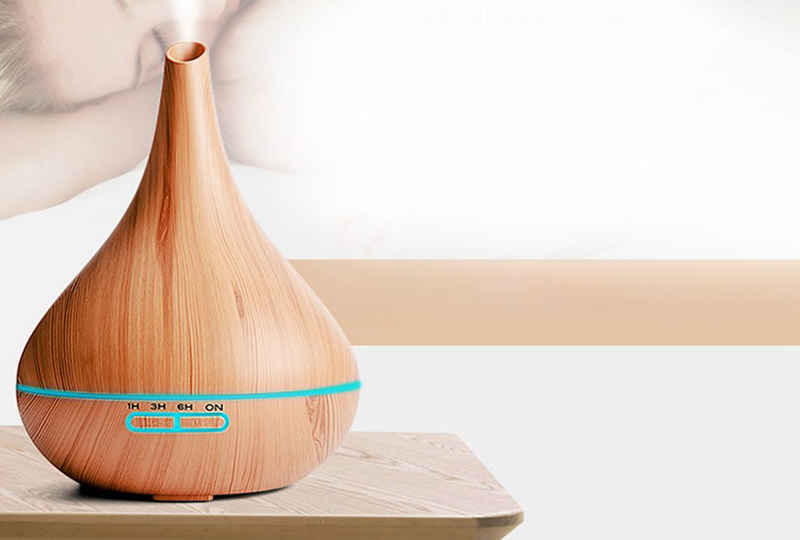 Diffuseur ultrasonique à grain de bois