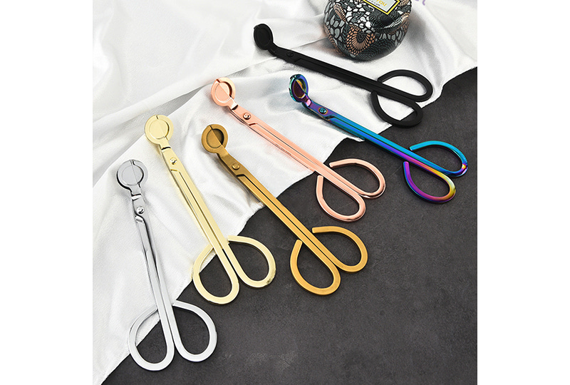 Ensemble de coupe-mèches multicolores en acier inoxydable — 5 finitions