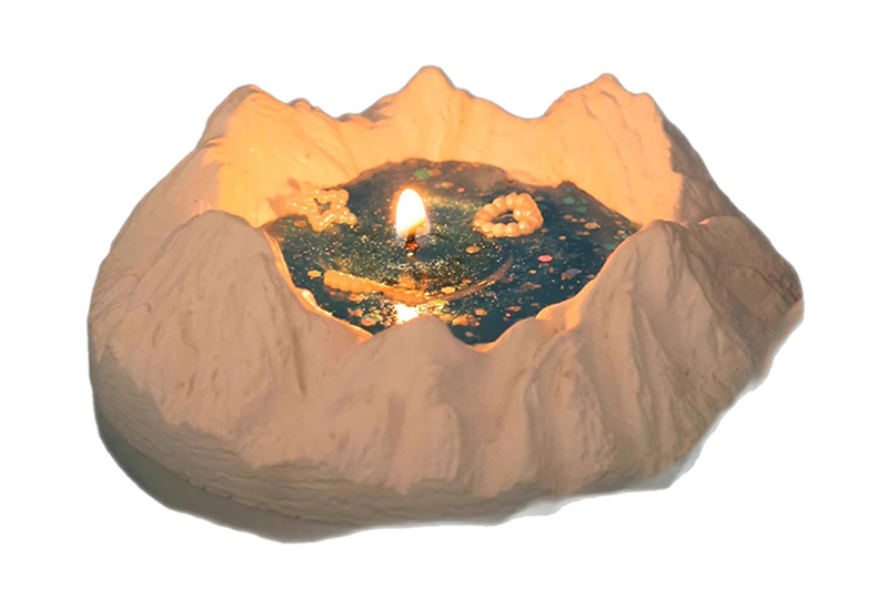 Ensemble de bougies artistiques Glacier Iceberg