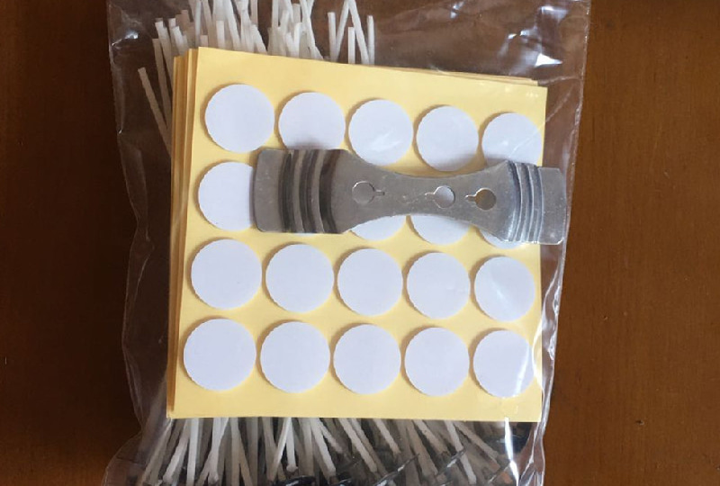 Rouleau de mèche de bougie en coton tressé pré-ciré